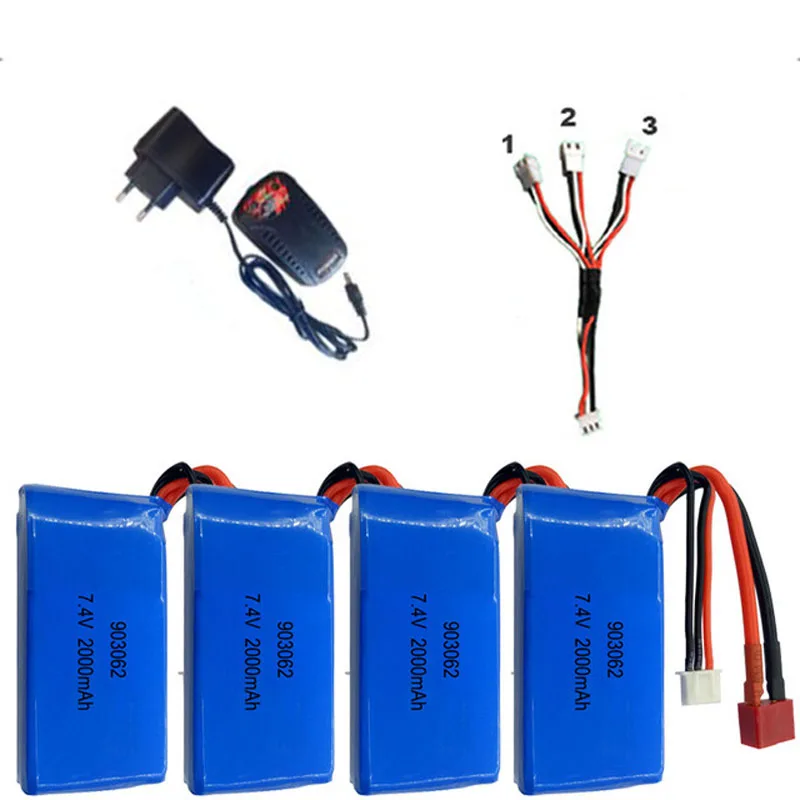 High capacity battery 7.4v 2000mah for JJRC Q39 Wltoys A959-B A969-B A979-B K929-B RC Car Spare Parts 2000mah Li-po Battery
High capacity battery 7.4v 2000mah for JJRC Q39 Wltoys A959-B A969-B A979-B K929-B RC Car Spare Parts 2000mah Li-po Battery
