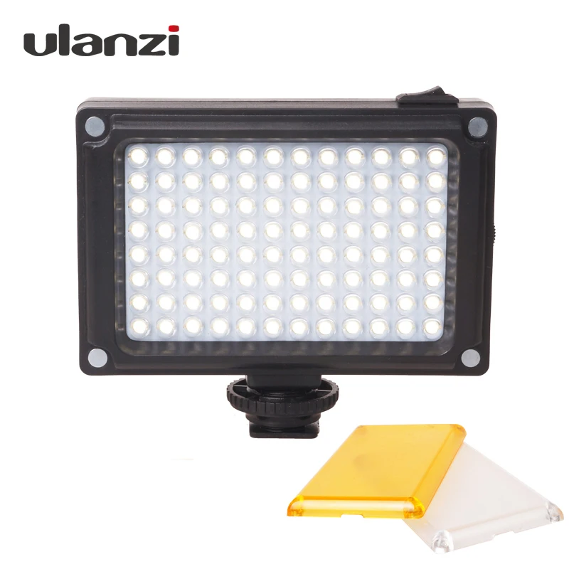 

Ulanzi 96 On Camera LED Video Light Photo Studio DSLR Lighting with Cold Shoe Mount for Nikon Canon Sony Pentax Fill Light