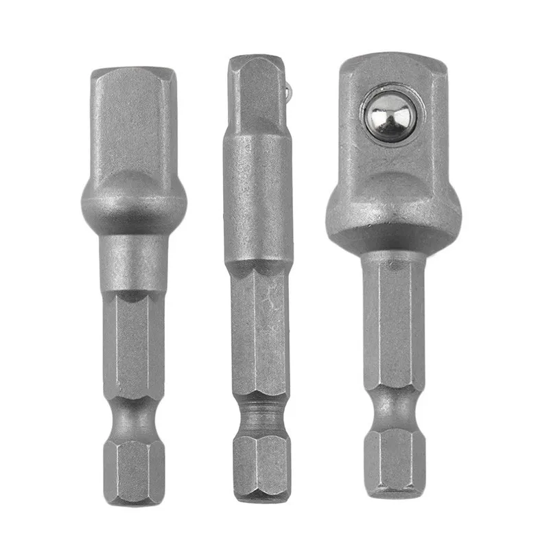 3 pcs Wrench Sleeve Extension Bar Hex Shank Drive Power Drill Bit Socket Driver Adapter Set 1/4 3/8 1/2& 50mm Long
3 pcs Wrench Sleeve Extension Bar Hex Shank Drive Power Drill Bit Socket Driver Adapter Set 1/4 3/8 1/2& 50mm Long