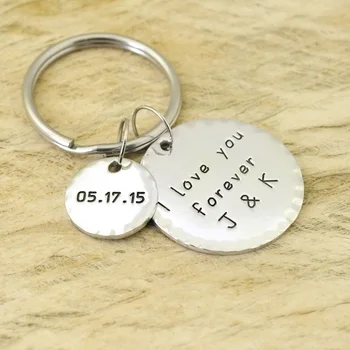 Personalized Anniversary Gift Customized Keychains Bride and Groom Keychain Keepsake Keyring Gift for Him
Personalized Anniversary Gift Customized Keychains Bride and Groom Keychain Keepsake Keyring Gift for Him
