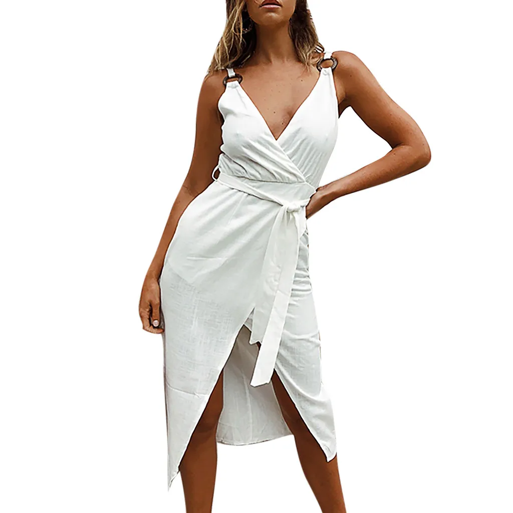 Zerotime #401 2019 NEW FASHION Women Sleeveless Sexy V-Neck Belt Bandage Ladies Split Solid Tank Dress Summerdress Free Shipping
Zerotime #401 2019 NEW FASHION Women Sleeveless Sexy V-Neck Belt Bandage Ladies Split Solid Tank Dress Summerdress Free Shipping