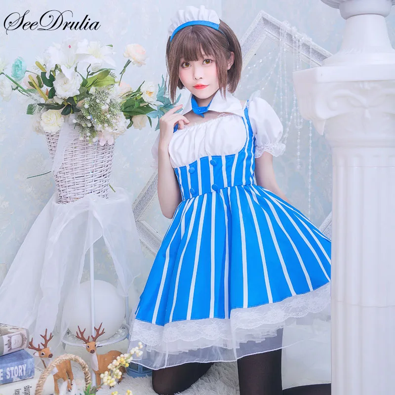 Seedrulia Saenai Heroine No Sodate-Kata Cos Megumi Kato Maid Outfits Dress Cosplay Costume
Seedrulia Saenai Heroine No Sodate-Kata Cos Megumi Kato Maid Outfits Dress Cosplay Costume