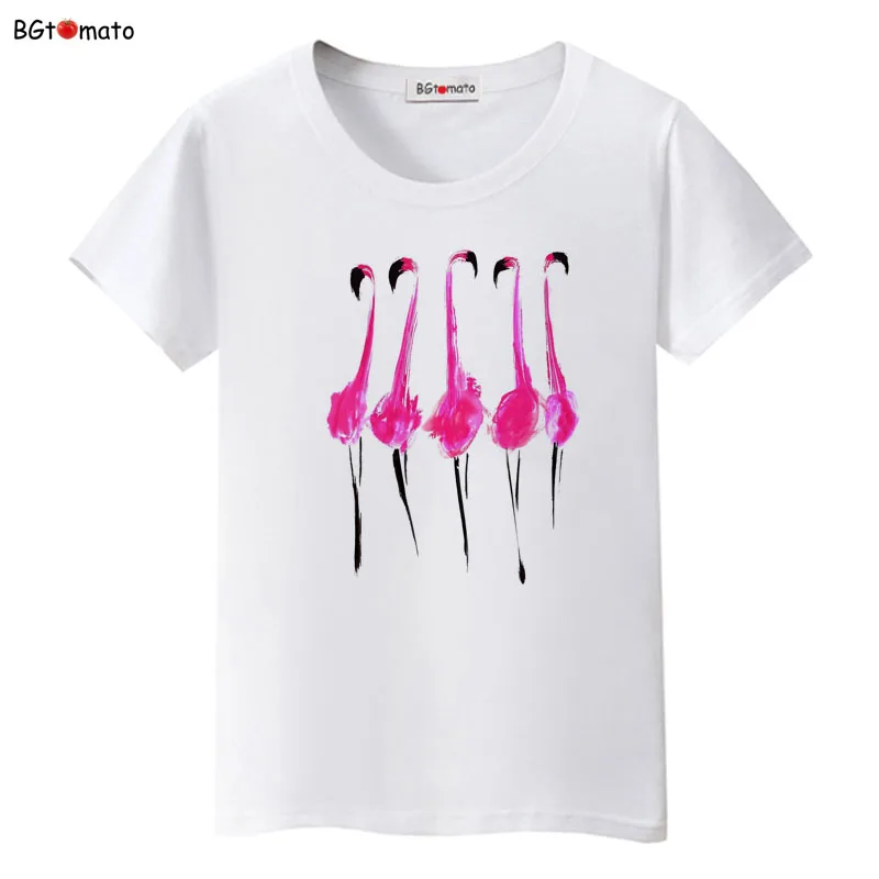 BGtomato Harajuku shirt Fashion Tops Loose T-shirt flamingos Print tee shirt femme art Shirts Casual tops Cartoon harajuku shirt
BGtomato Harajuku shirt Fashion Tops Loose T-shirt flamingos Print tee shirt femme art Shirts Casual tops Cartoon harajuku shirt