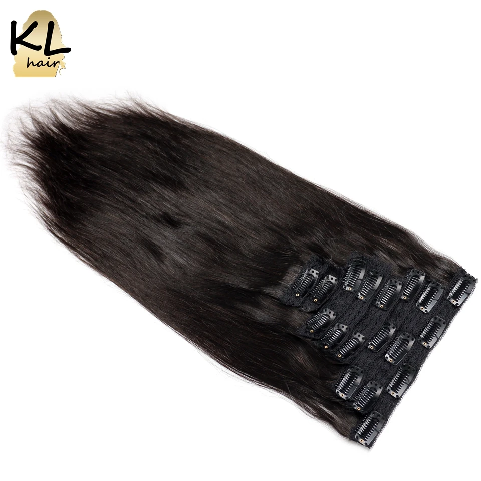 Straight Hair Clip in Human Hair Extensions Natural Color 1B Peruvian Remy Hair Clip-Ins 8Pcs/Set 120 Gram Fast Shipping KL Hair
Straight Hair Clip in Human Hair Extensions Natural Color 1B Peruvian Remy Hair Clip-Ins 8Pcs/Set 120 Gram Fast Shipping KL Hair