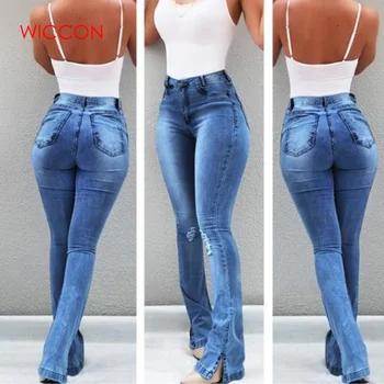 2020 New Arrival Women Vintage Washed Stretch Denim Jeans High Waist Oversized Boot Cut Jean Plus Size Pants
2020 New Arrival Women Vintage Washed Stretch Denim Jeans High Waist Oversized Boot Cut Jean Plus Size Pants
