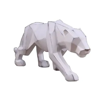 44cm Geometry Leopard Statues Retro Animals Figurine Resin Art&Craft Nordic Home Decoration Accessories Opening Gift R671
44cm Geometry Leopard Statues Retro Animals Figurine Resin Art&Craft Nordic Home Decoration Accessories Opening Gift R671