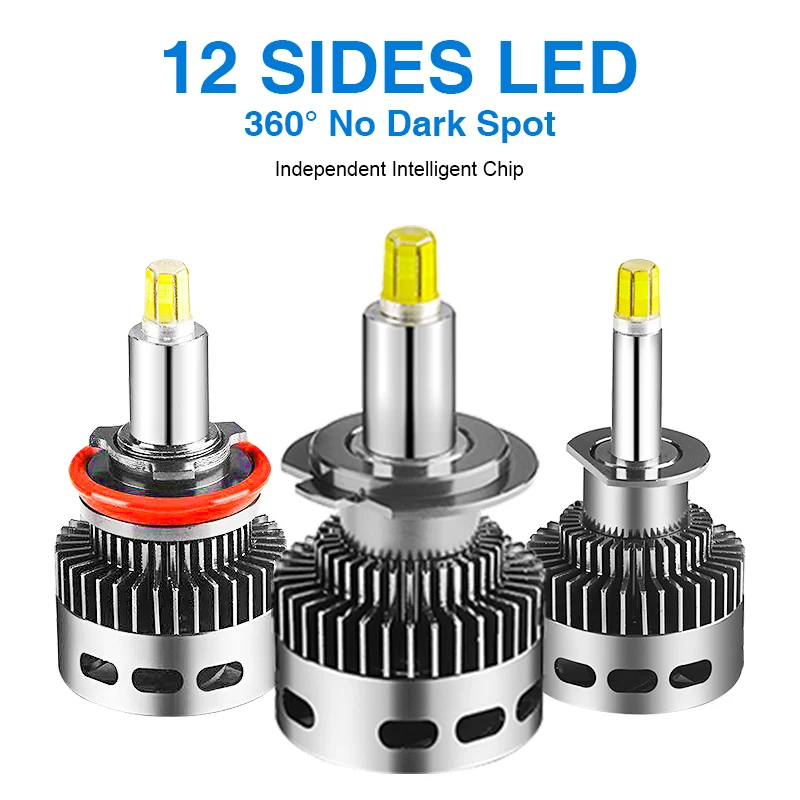 H1 H7 LED H8 H11 HB3 9005 HB4 9006 12sides 3D Led Headlights Mini high power 18000LM Car Light Bulbs 360 degree diode Auto Lamp
H1 H7 LED H8 H11 HB3 9005 HB4 9006 12sides 3D Led Headlights Mini high power 18000LM Car Light Bulbs 360 degree diode Auto Lamp