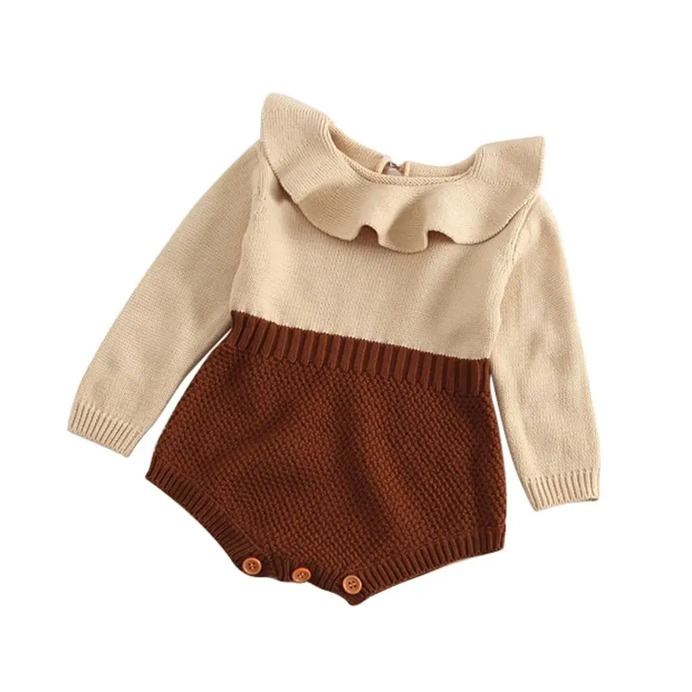 Fashion Autumn Cute Infant Baby Girls Newborn Long Sleeve Jumpsuit Knitted Ruffle Romper
Fashion Autumn Cute Infant Baby Girls Newborn Long Sleeve Jumpsuit Knitted Ruffle Romper