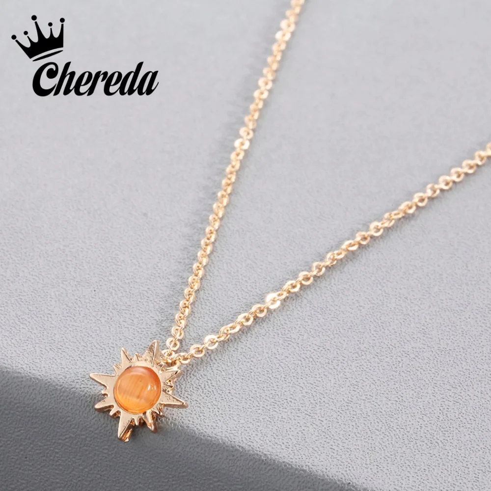 Chereda New Fashion Sunshine Necklace Pendant Sun Beam Necklaces Opal Sunburst Jewelry For Women Lady Birthday Accessories Gift
Chereda New Fashion Sunshine Necklace Pendant Sun Beam Necklaces Opal Sunburst Jewelry For Women Lady Birthday Accessories Gift