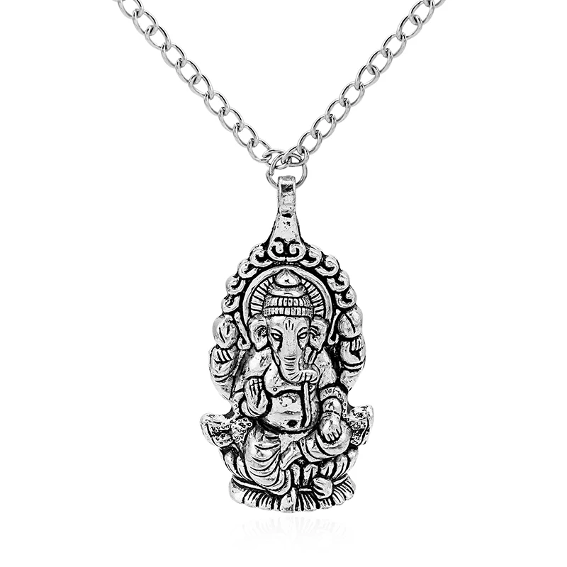 1pcs Antique Silver Large Lagenlook Ganesha Amutlet Pendant Long Chain Sweater Necklace Collier Colar Jewelry
1pcs Antique Silver Large Lagenlook Ganesha Amutlet Pendant Long Chain Sweater Necklace Collier Colar Jewelry
