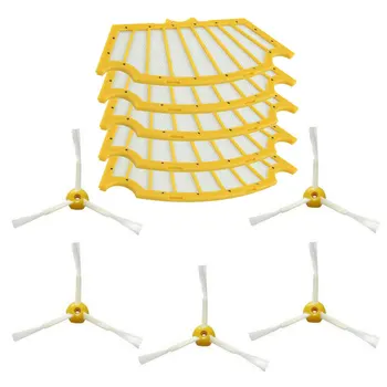 5 Pack filter 5 side brush for iRobot Roomba vacuum cleaner 500 series 510 530 550 560 570 580 581 585 accessories part #0133
5 Pack filter 5 side brush for iRobot Roomba vacuum cleaner 500 series 510 530 550 560 570 580 581 585 accessories part #0133
