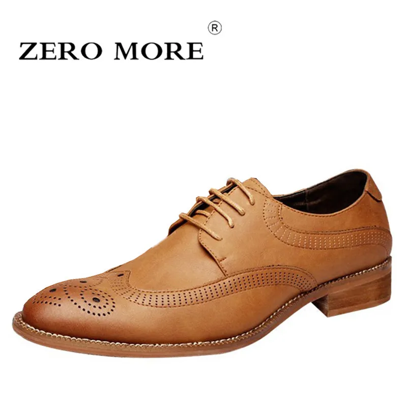 ZERO MORE Brogues British Men Shoes Black Casual Shoes For Men Pointed Toe Formal Dressed For Work Men Lace Up Shoes Vintage
ZERO MORE Brogues British Men Shoes Black Casual Shoes For Men Pointed Toe Formal Dressed For Work Men Lace Up Shoes Vintage