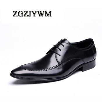 ZGZJYWM Brand luxury Genuine Leather Men Italy Lace-up Top Quality Business Moccasins Dress Black Wedding Office Shoes
ZGZJYWM Brand luxury Genuine Leather Men Italy Lace-up Top Quality Business Moccasins Dress Black Wedding Office Shoes