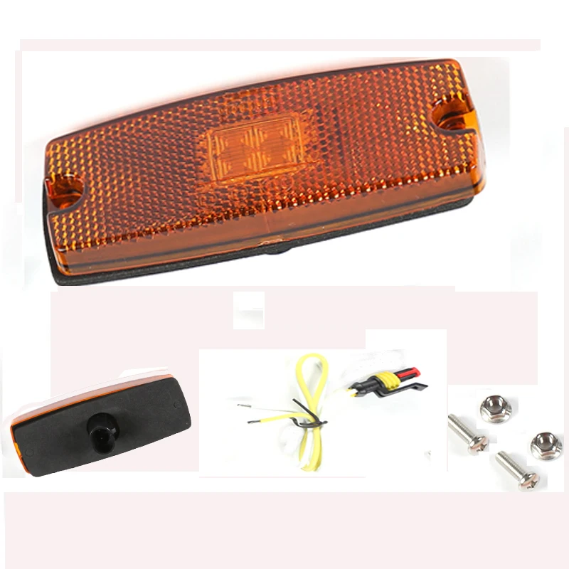 2 PCS AOHEWEI 10-30 V LED Trailer Light amber side marker light with reflector for trailer truck lorry RV caravan ECE Approva
2 PCS AOHEWEI 10-30 V LED Trailer Light amber side marker light with reflector for trailer truck lorry RV caravan ECE Approva