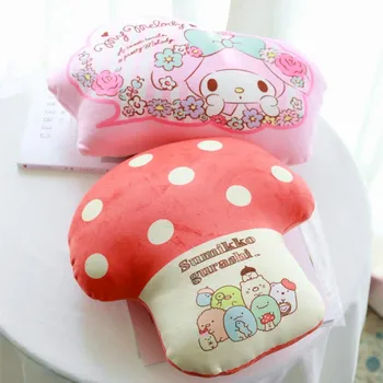 

candice guo! super cute plush toy cartoon mushroom Sumikko Gurashi cloud melody soft stuffed cushion birthday Christmas gift 1pc