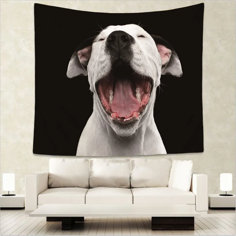Creative photography cute dogs printed Indian tapestry hippie mandala wall hanging Bohemian bedspread dorm decor tapestry 51x60"
Creative photography cute dogs printed Indian tapestry hippie mandala wall hanging Bohemian bedspread dorm decor tapestry 51x60"
