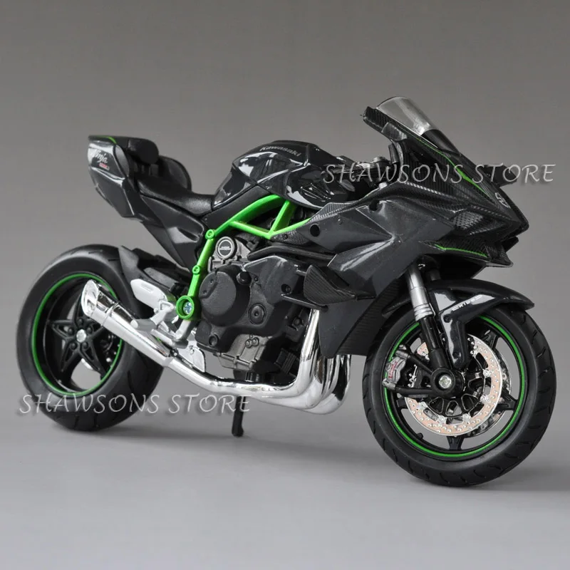 Diecast Motorcycle Model Toys Maisto 1:12 Kawasaki Ninja H2 Sport Bike Miniature Replica Black
Diecast Motorcycle Model Toys Maisto 1:12 Kawasaki Ninja H2 Sport Bike Miniature Replica Black