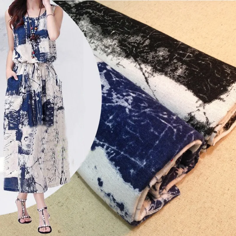 Vintage Painting Cotton Linen Clothing Material Fabric DIY Upholstery cloth 100*145cm
Vintage Painting Cotton Linen Clothing Material Fabric DIY Upholstery cloth 100*145cm
