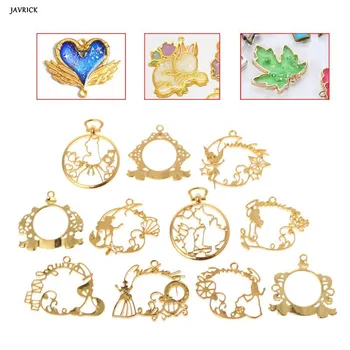 11 Pcs DIY Epoxy Resin UV Resin Metal Frame Cartoon Castle Shape Creative Pendant Holder Hollow Jewelry Findings Charms Decora
11 Pcs DIY Epoxy Resin UV Resin Metal Frame Cartoon Castle Shape Creative Pendant Holder Hollow Jewelry Findings Charms Decora
