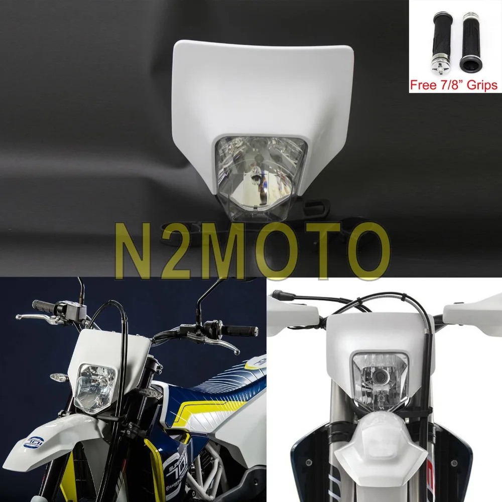 Motocross Headlight White Dirt Bike MX Enduro HS1 12V 35W Head Light for Husqvarna FE TX TE 125 250 350 450 501 701 Supermoto
Motocross Headlight White Dirt Bike MX Enduro HS1 12V 35W Head Light for Husqvarna FE TX TE 125 250 350 450 501 701 Supermoto