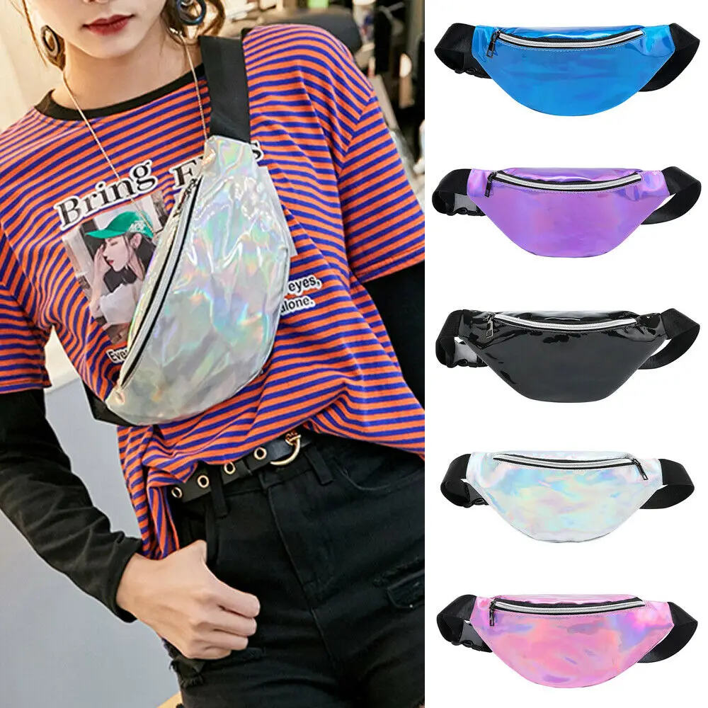 New Style Women Laser Waist Bag Fanny Pack Bum Hip Pouch Adjust Belt Wallet Travel Pure Color Zipper Bags Fashion Hot 2019
New Style Women Laser Waist Bag Fanny Pack Bum Hip Pouch Adjust Belt Wallet Travel Pure Color Zipper Bags Fashion Hot 2019