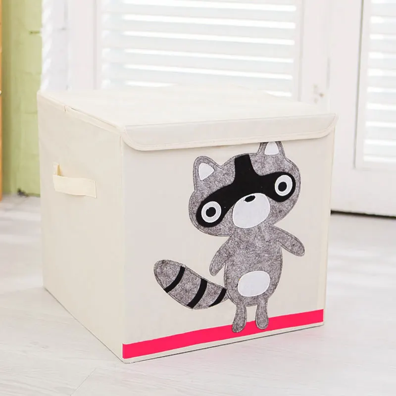 Cartoon Folding Storage Box Creative Children Toys Clothes Sundries Organizer Cute Animal Bin with Lid for Kids Fox Parrot 30*30
Cartoon Folding Storage Box Creative Children Toys Clothes Sundries Organizer Cute Animal Bin with Lid for Kids Fox Parrot 30*30