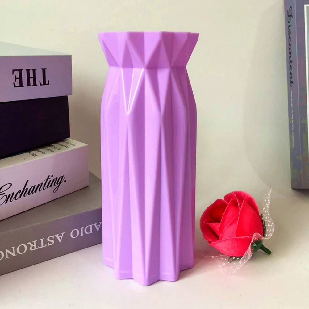 Пластиковая ваза скандинавские геометрические вазы для оригами цветочные дома