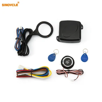 Sinovcle Auto Car Alarm Car Engine Push Start Button RFID Lock Ignition Starter Keyless Entry Start Stop Anti-theft System
Sinovcle Auto Car Alarm Car Engine Push Start Button RFID Lock Ignition Starter Keyless Entry Start Stop Anti-theft System