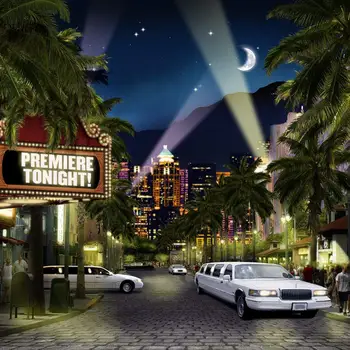 Premiere Tonight palm tree car crescent moon street road background Computer print scenic photo backdrop
Premiere Tonight palm tree car crescent moon street road background Computer print scenic photo backdrop