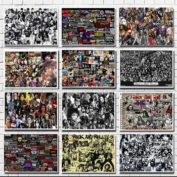 Rock and Roll Music Posters Famous Rock Singer Personalised Room Decoration White Kraft Paper Wall Sticker
Rock and Roll Music Posters Famous Rock Singer Personalised Room Decoration White Kraft Paper Wall Sticker