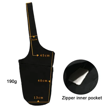 Yoga Mat Bag Carrier Durable Canvas Pilates Mat Bag with Inner Zipper Pocket for Phone Key Solid Black Dance Pack Fitness Case
Yoga Mat Bag Carrier Durable Canvas Pilates Mat Bag with Inner Zipper Pocket for Phone Key Solid Black Dance Pack Fitness Case