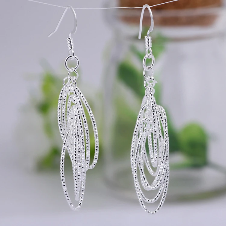 Silver Plated Hollow Out Tassel Elegant Women Hook Earring Dangle Earrings Women Fashion Jewelery
Silver Plated Hollow Out Tassel Elegant Women Hook Earring Dangle Earrings Women Fashion Jewelery