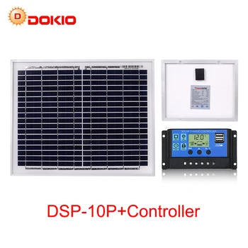 DOKIO 18V solar panel 10w solar battery Charge for 12V cell solar panel kit photovoltaic solar panels for home/Camping/RV
DOKIO 18V solar panel 10w solar battery Charge for 12V cell solar panel kit photovoltaic solar panels for home/Camping/RV