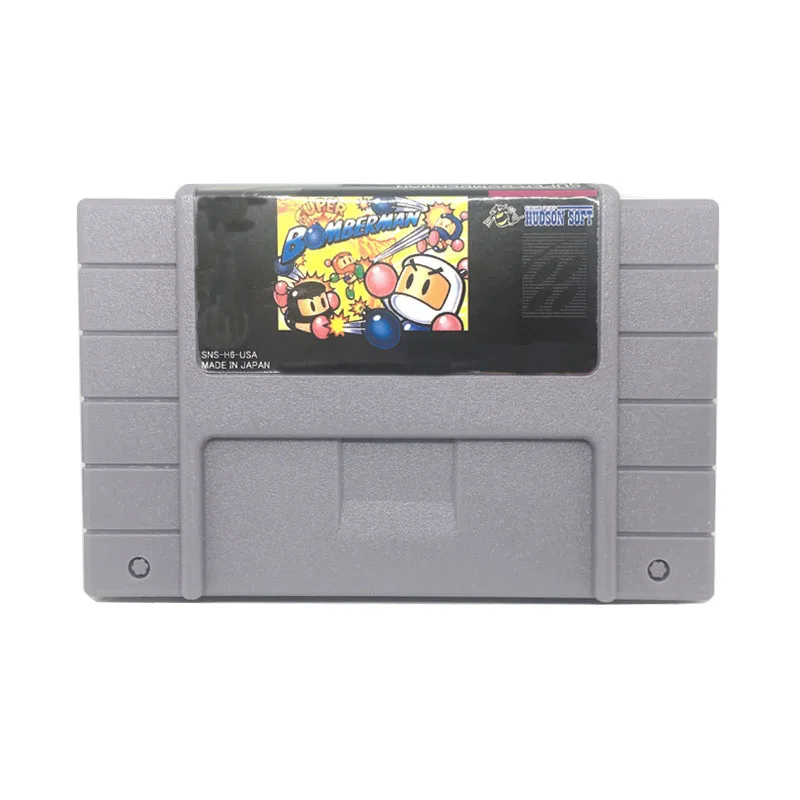 Super Bomberman USA Version for 16 bit Gray Video Game Cartridge Card For NTSC Game Player
Super Bomberman USA Version for 16 bit Gray Video Game Cartridge Card For NTSC Game Player