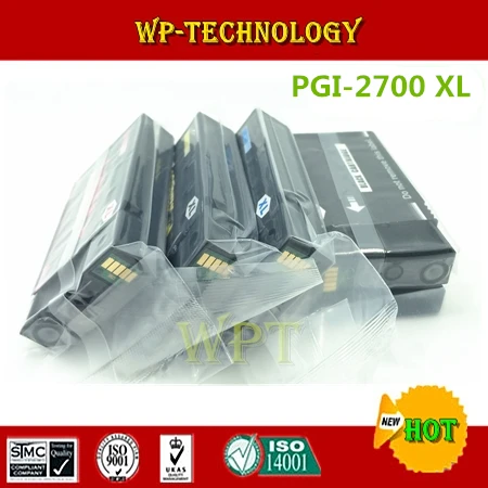 Compatible ink cartridges suit for PGI2700 K C M Y , PGI-2700 xl suit for Canon MAXIFY iB4070 MAXIFY MB5070 MAXIFY MB5370 etc
Compatible ink cartridges suit for PGI2700 K C M Y , PGI-2700 xl suit for Canon MAXIFY iB4070 MAXIFY MB5070 MAXIFY MB5370 etc