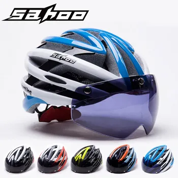 SAHOO New Ultralight cycling helmet integrally-molded helmet mtb Bike Bicycle Helmet with Magnetic Goggles casco ciclismo
SAHOO New Ultralight cycling helmet integrally-molded helmet mtb Bike Bicycle Helmet with Magnetic Goggles casco ciclismo