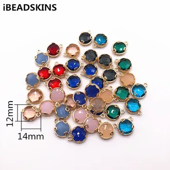 New arrival! 14x12mm 50pcs/lot gold color Copper Material with Crystal round-shape charm for Jewelry handmade DIY
New arrival! 14x12mm 50pcs/lot gold color Copper Material with Crystal round-shape charm for Jewelry handmade DIY