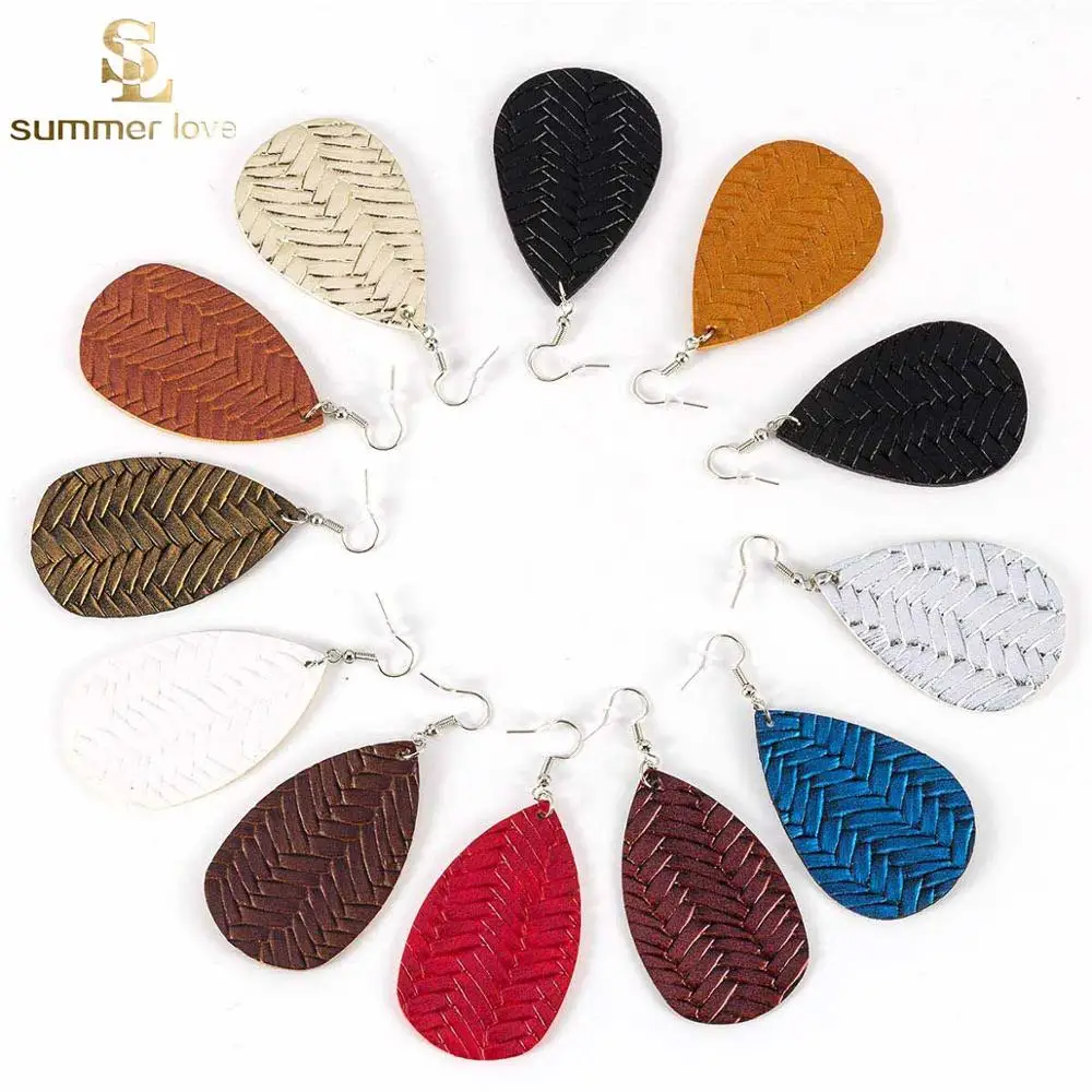 Big Dangle Faux Leather Earrings for Women New Arrival 2019 Boho Colorful Summer Earrings Teardrop Drop Jewelry Lightweight
Big Dangle Faux Leather Earrings for Women New Arrival 2019 Boho Colorful Summer Earrings Teardrop Drop Jewelry Lightweight