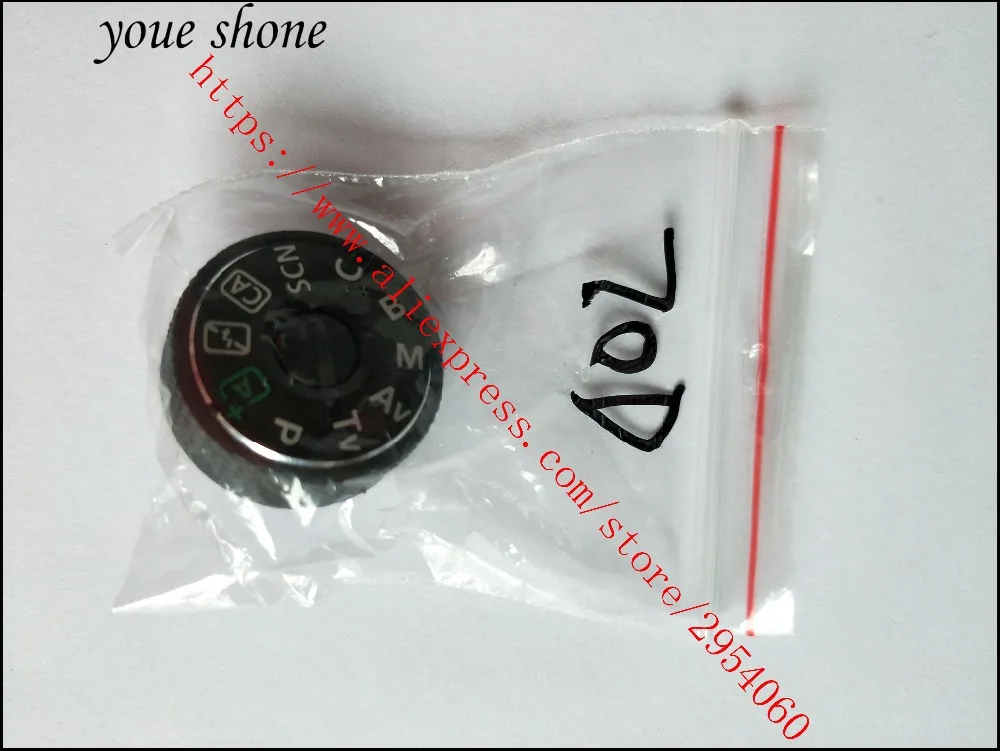FREE SHIPPING! NEW SLR digital camera repair and replacement parts 70D top Cover function mode dial for Canon 70D
FREE SHIPPING! NEW SLR digital camera repair and replacement parts 70D top Cover function mode dial for Canon 70D