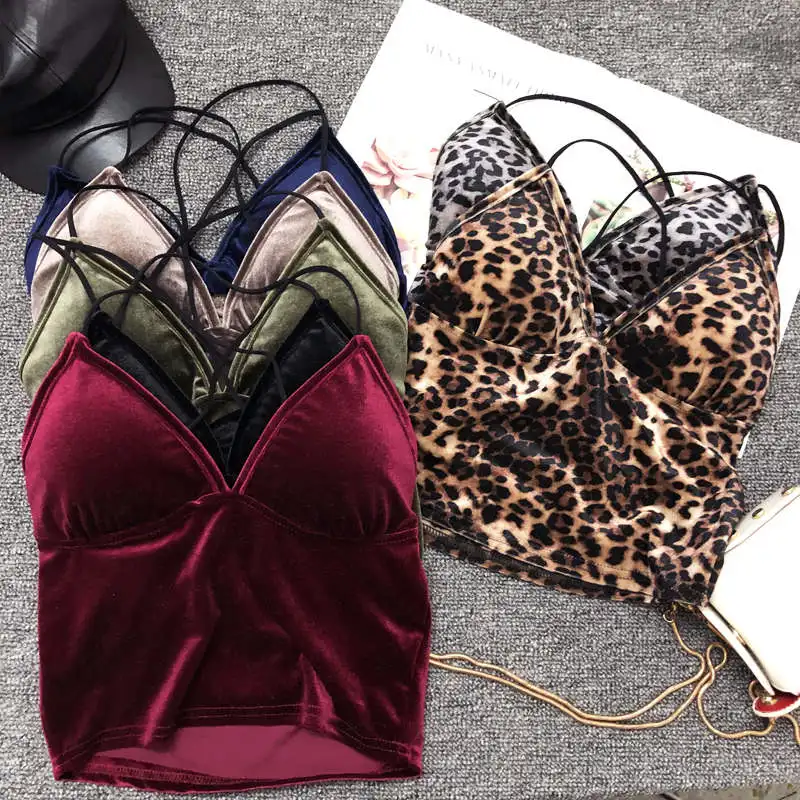 Summer Bustier Leopard Tank Top Women Sleeveless Bandage Sexy Camis Crop Top Women Stretch Short Velvet Tank Tops Bra Vest C5307
Summer Bustier Leopard Tank Top Women Sleeveless Bandage Sexy Camis Crop Top Women Stretch Short Velvet Tank Tops Bra Vest C5307