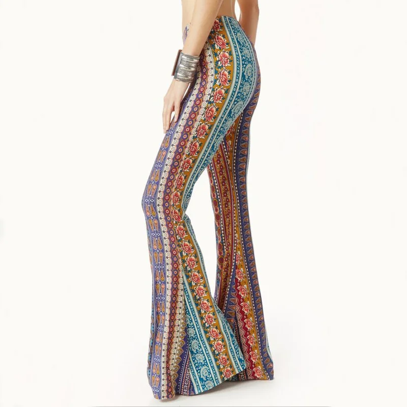 Ladies Mid Waist Print Pants Fashion Casual Trousers Retro Vintage Bell-Bottoms Comfortable Pants
Ladies Mid Waist Print Pants Fashion Casual Trousers Retro Vintage Bell-Bottoms Comfortable Pants