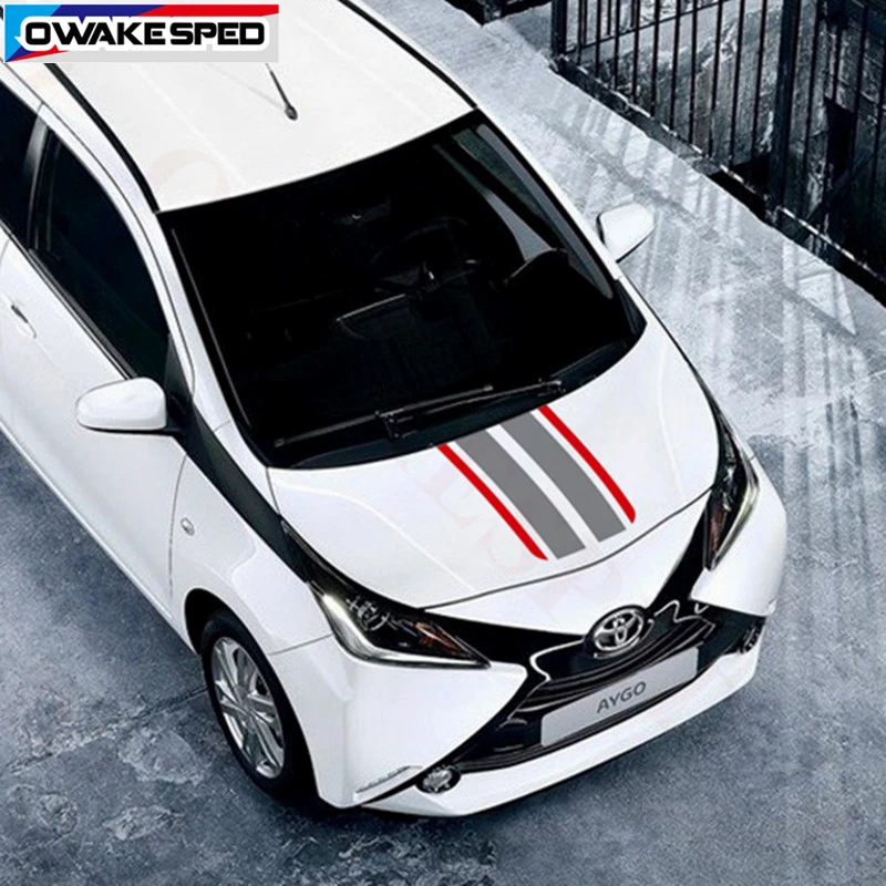 Racing Sport Stripes Car Hood Sticker Auto Bonnet Engine Cover Decor Vinyl Decals Exterior Accessories For Toyota AYGO
Racing Sport Stripes Car Hood Sticker Auto Bonnet Engine Cover Decor Vinyl Decals Exterior Accessories For Toyota AYGO
