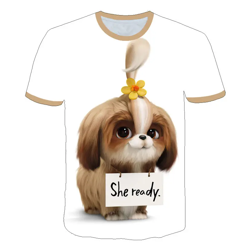 2019 New summer cute dog Lady T -Shirt Women 'S Short Sleeves Top 3d Harajuku Tees Top Animal T -Shirt T Shirt Women Drop Ship
2019 New summer cute dog Lady T -Shirt Women 'S Short Sleeves Top 3d Harajuku Tees Top Animal T -Shirt T Shirt Women Drop Ship