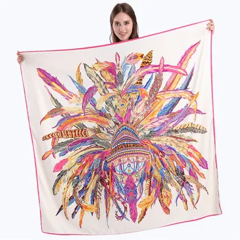 Creative Irregular Geometric Print Simulation 100%Silk Twill Fashion Decoration High Quality Shawl Elegant Scarf 130*130cm
Creative Irregular Geometric Print Simulation 100%Silk Twill Fashion Decoration High Quality Shawl Elegant Scarf 130*130cm
