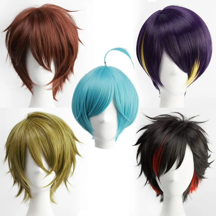 Anime Ensemble Stars Knights Cosplay Costume Nagumo Tetora Shinkai Kanata Shinobu Sengoku Morisawa Chiaki Takamine Midori Hair
Anime Ensemble Stars Knights Cosplay Costume Nagumo Tetora Shinkai Kanata Shinobu Sengoku Morisawa Chiaki Takamine Midori Hair