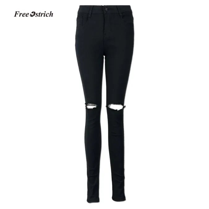 Free Ostrich Clothes Women Jeans Women Slim Pencil Trousers Cool Ripped Knee Cut Skinny Long Jeans Pants fashion Slim Jean Pants
Free Ostrich Clothes Women Jeans Women Slim Pencil Trousers Cool Ripped Knee Cut Skinny Long Jeans Pants fashion Slim Jean Pants
