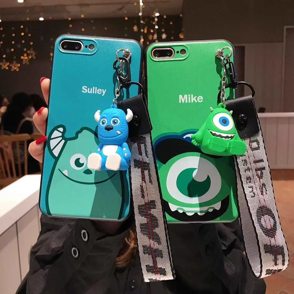 Super fun total mobilization big eyes 3D multi-function doll bracket+lanyard cover for iphone MAX XS XR 6 7 8plus X phone cases
Super fun total mobilization big eyes 3D multi-function doll bracket+lanyard cover for iphone MAX XS XR 6 7 8plus X phone cases