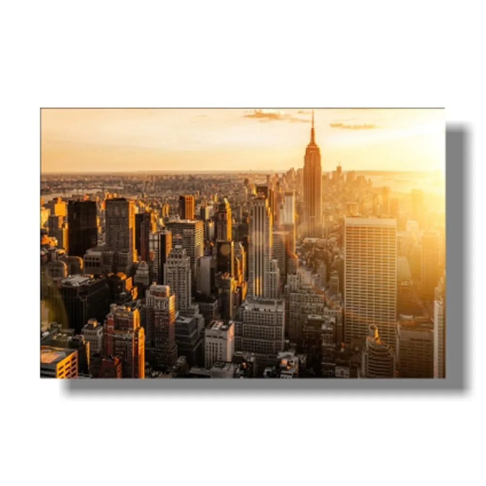 New York City Manhattan night view Building silk Posters Scandinavian Wall Art Picture for Living Room
New York City Manhattan night view Building silk Posters Scandinavian Wall Art Picture for Living Room