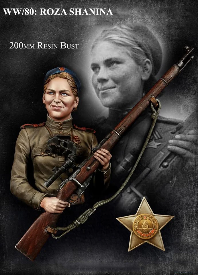 Free Shipping 1/10 Scale Unpainted Resin bust Senior Sergeant 184th rifle division roza shanina collection bust
Free Shipping 1/10 Scale Unpainted Resin bust Senior Sergeant 184th rifle division roza shanina collection bust