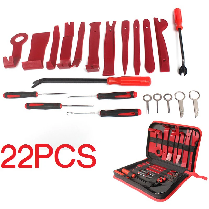 22PCS Auto Car Audio Radio Stereo Release Removal Install Tool Key Installation Repair Hand Tools Kit Screwdriver Pliers Remover
22PCS Auto Car Audio Radio Stereo Release Removal Install Tool Key Installation Repair Hand Tools Kit Screwdriver Pliers Remover